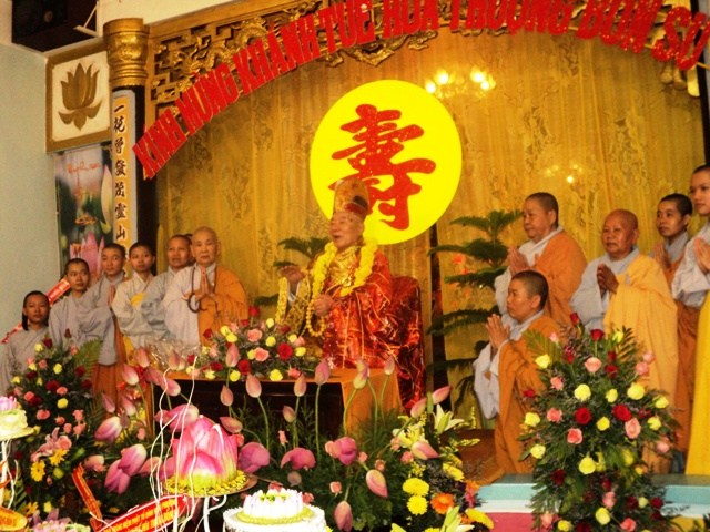 Khánh Hòa: Lễ Chúc Thọ HT.Thích Trí Tâm