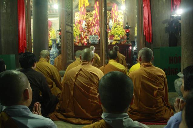 Hà Tĩnh: Long trọng tổ chức Đại lễ lạc thành, an vị tượng Phật tại chùa Phong Phạn
