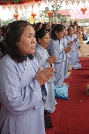 Hà Tĩnh: Lễ &quot;cầu&quot; được an tại ngôi chùa Tịnh Pháp