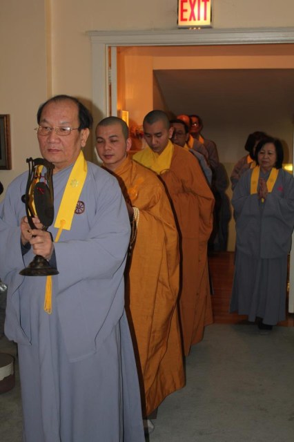 Chùa Trúc Lâm (Chicago, Mỹ) tổ chức tết Nguyên tiêu và tụng kinh Dược sư cầu an