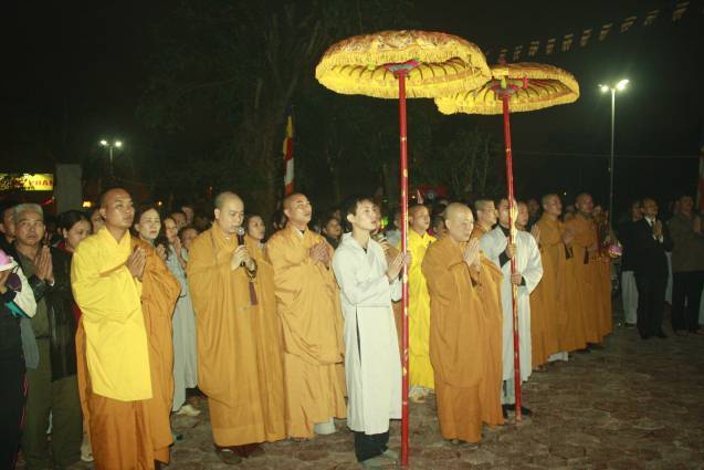 Hà Tĩnh: Long trọng tổ chức Đại lễ lạc thành, an vị tượng Phật tại chùa Phong Phạn