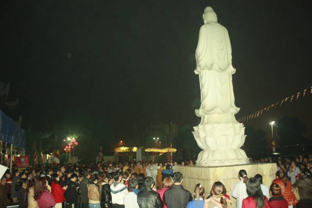 Hà Tĩnh: Long trọng tổ chức Đại lễ lạc thành, an vị tượng Phật tại chùa Phong Phạn