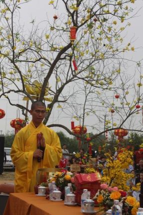 Hà Tĩnh: Lễ &quot;cầu&quot; được an tại ngôi chùa Tịnh Pháp