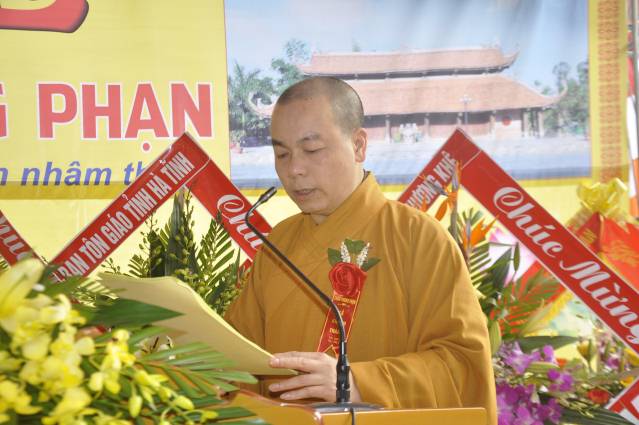 Hà Tĩnh: Long trọng tổ chức Đại lễ lạc thành, an vị tượng Phật tại chùa Phong Phạn