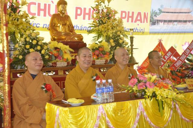 Hà Tĩnh: Long trọng tổ chức Đại lễ lạc thành, an vị tượng Phật tại chùa Phong Phạn