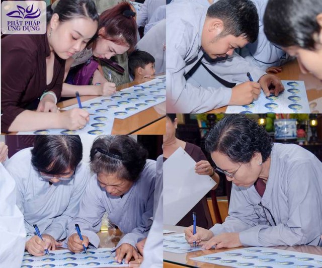 Giờ Trái Đất 2013: Đông đảo Phật tử tham gia ký tên vào hiệp ước &quot;Bảo vệ môi trường Xanh - Sạch - Đẹp&quot;