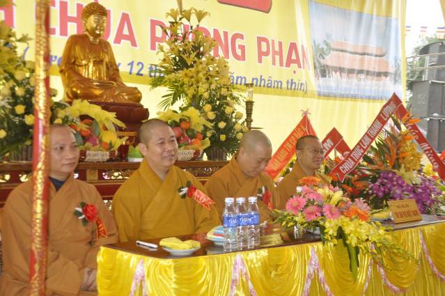 Hà Tĩnh: Long trọng tổ chức Đại lễ lạc thành, an vị tượng Phật tại chùa Phong Phạn