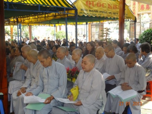 Đồng Tháp: Ban Trị sự Phật giáo tổ chức Hội nghị tổng kết công tác Phật sự năm 2012