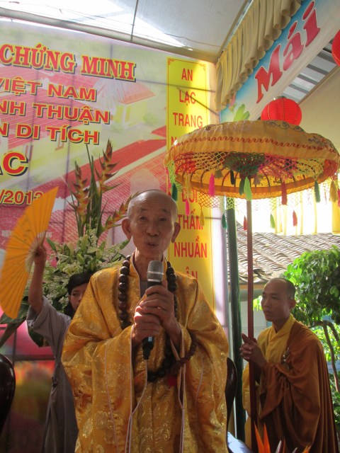 Bình Thuận: Chùa An Lạc tổ chức lễ đặt đá xây dựng Chánh điện