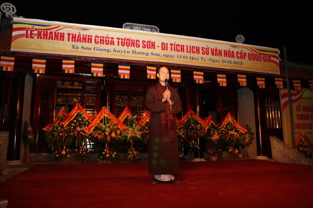 Hà Tĩnh: Ca nhạc mừng lễ khánh thành chùa Tượng Sơn