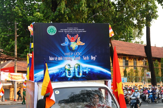 Ban Văn hóa THPG TP. HCM: Diễu hành xe đạp kêu gọi bảo vệ môi trường