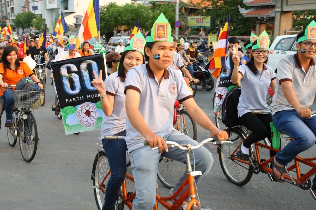 Ban Văn hóa THPG TP. HCM: Diễu hành xe đạp kêu gọi bảo vệ môi trường