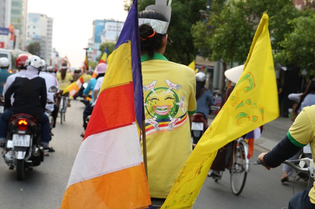 Ban Văn hóa THPG TP. HCM: Diễu hành xe đạp kêu gọi bảo vệ môi trường