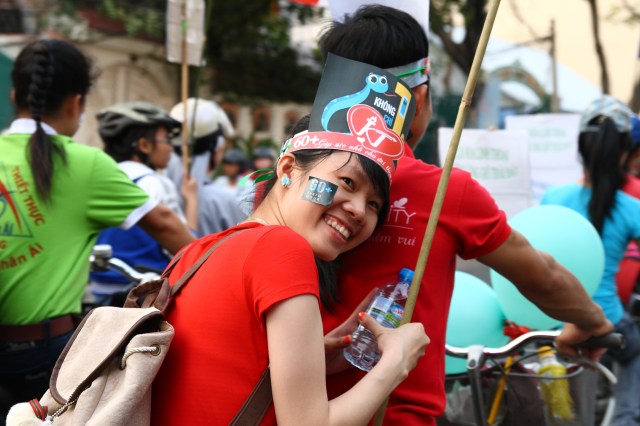 Ban Văn hóa THPG TP. HCM: Diễu hành xe đạp kêu gọi bảo vệ môi trường