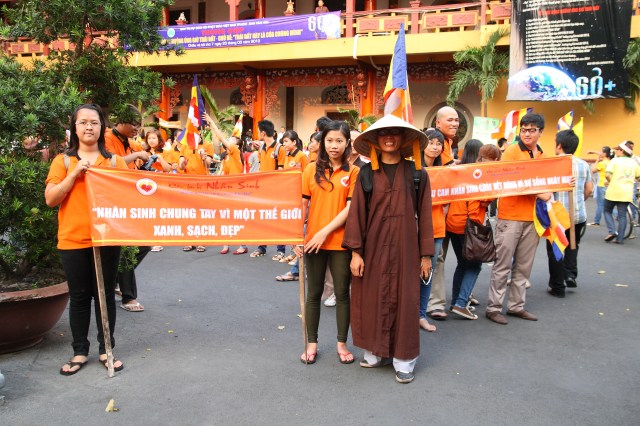 Ban Văn hóa THPG TP. HCM: Diễu hành xe đạp kêu gọi bảo vệ môi trường