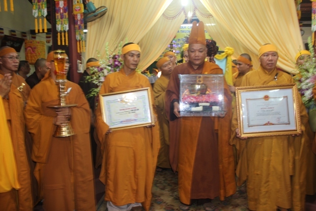 Đồng Nai: Phụng tống kim quan nhập Bảo Tháp Cố Hòa Thượng Thích Huệ Hiền