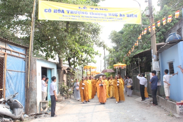 Đồng Nai: Phụng tống kim quan nhập Bảo Tháp Cố Hòa Thượng Thích Huệ Hiền