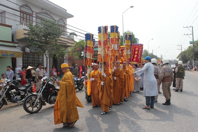 Đồng Nai: Phụng tống kim quan nhập Bảo Tháp Cố Hòa Thượng Thích Huệ Hiền