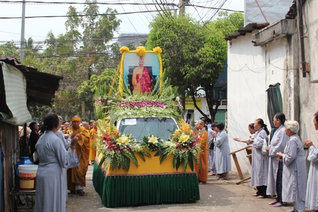 Đồng Nai: Phụng tống kim quan nhập Bảo Tháp Cố Hòa Thượng Thích Huệ Hiền
