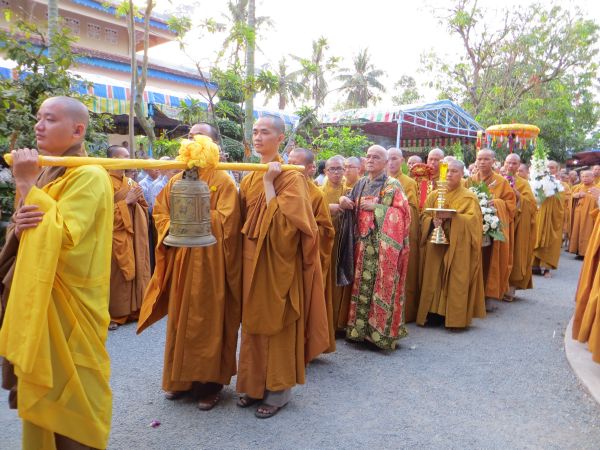 Vĩnh Long: Xúc động chùm ảnh lễ tiễn đưa HT. Thích Đắc Pháp về cõi Phật