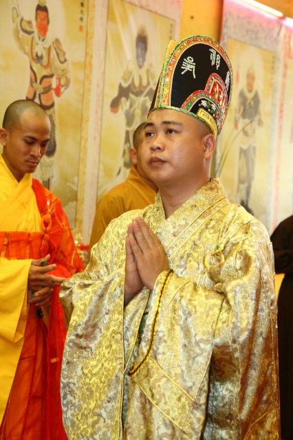 Chùm ảnh: Lễ hoàn đàn Dược Sư Thất Châu 3 ngày tại chùa Huệ Quang - Q. 10