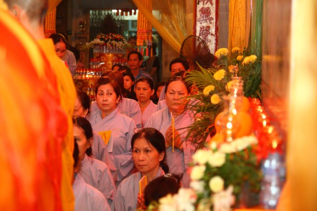 Chùm ảnh: Lễ hoàn đàn Dược Sư Thất Châu 3 ngày tại chùa Huệ Quang - Q. 10
