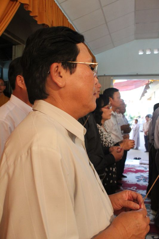 Chùm ảnh những phái đoàn phúng viếng ngày lễ tang đầu tiên của cố Trưởng lão HT. Thích Đắc Pháp – Phần I