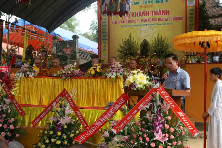 Hà Tĩnh: Lễ tạ đàn Dược Sư, khánh thành giai đoạn 1 điện Hoàng hậu và Tổ đường chùa Am