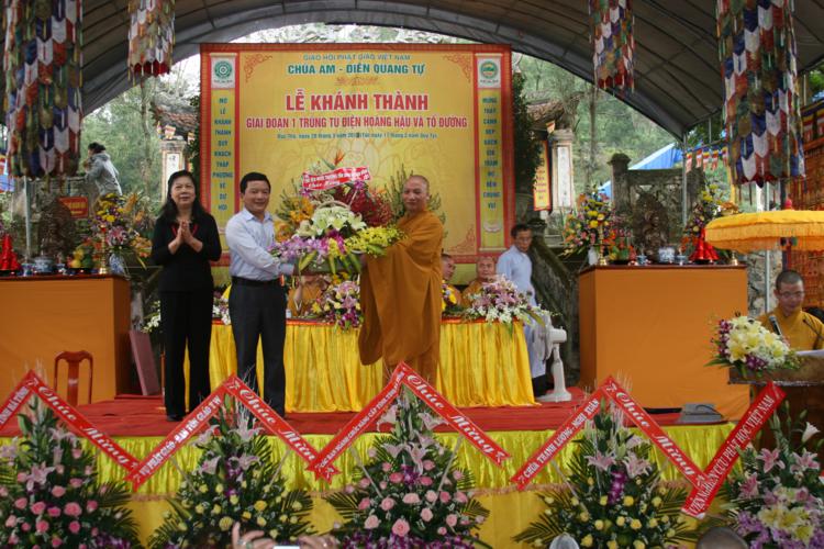 Hà Tĩnh: Lễ tạ đàn Dược Sư, khánh thành giai đoạn 1 điện Hoàng hậu và Tổ đường chùa Am