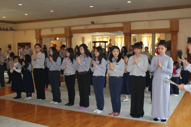 Gia đình Phật tử (GĐPT) chùa Trúc Lâm (Hoa Kỳ) ra mắt ban huynh trưởng