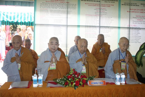 Đại giới đàn Thiện Nhu trọng thể khai mạc