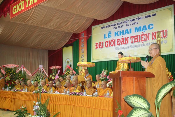 Đại giới đàn Thiện Nhu trọng thể khai mạc