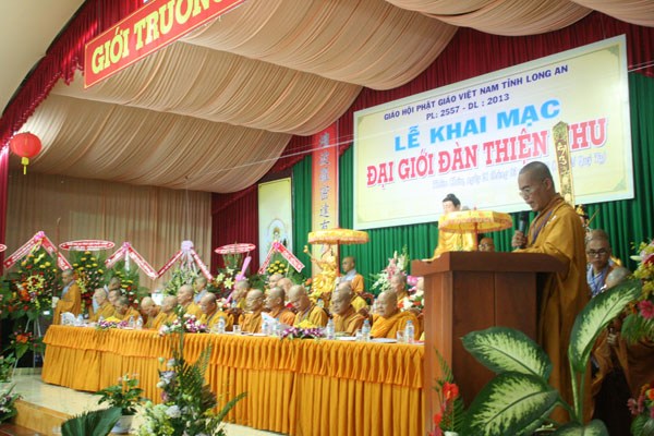 Đại giới đàn Thiện Nhu trọng thể khai mạc