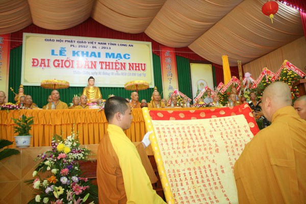 Đại giới đàn Thiện Nhu trọng thể khai mạc