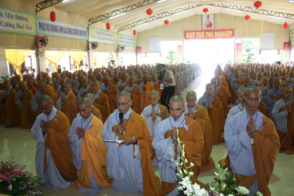 Đại giới đàn Thiện Nhu trọng thể khai mạc