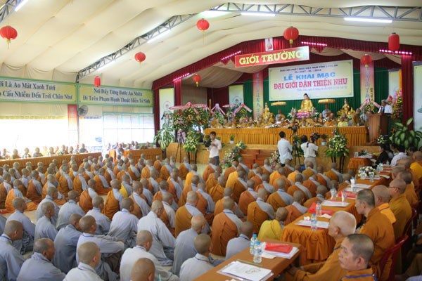 Đại giới đàn Thiện Nhu trọng thể khai mạc