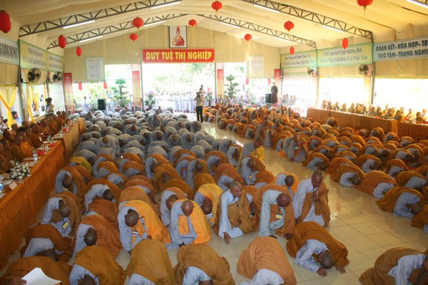 Đại giới đàn Thiện Nhu trọng thể khai mạc