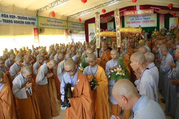 Đại giới đàn Thiện Nhu trọng thể khai mạc