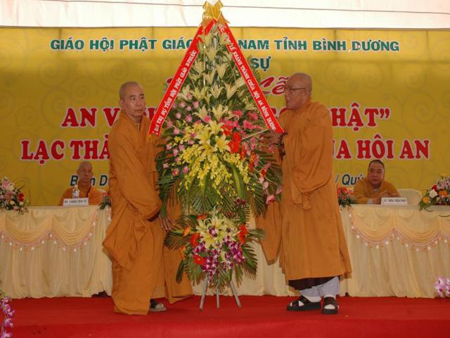 Bình Dương: Đại lễ an vị Kỳ Lam Ngọc Phật lạc thành chánh điện chùa Hội An