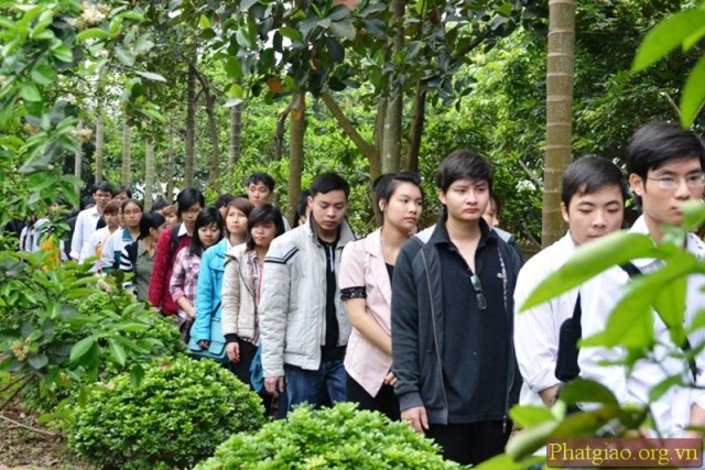 Hà Nội: Gần 200 học viên dự ngày tu an lạc tại chùa Đình Quán