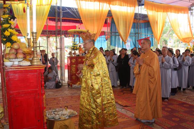 Hà Tĩnh: Long trọng tổ chức Đại lễ lạc thành, an vị tượng Phật tại chùa Phong Phạn
