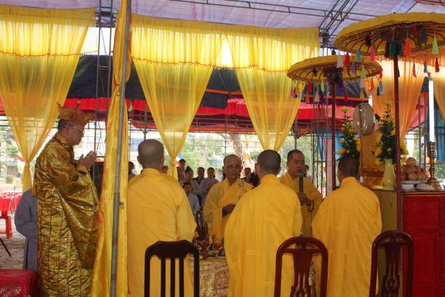 Hà Tĩnh: Long trọng tổ chức Đại lễ lạc thành, an vị tượng Phật tại chùa Phong Phạn