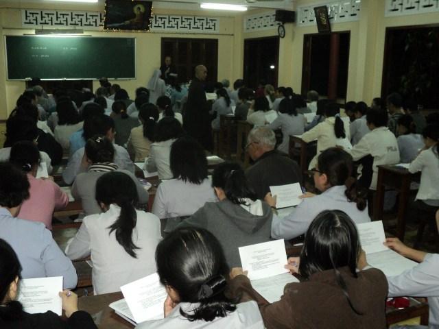 Khánh Hòa: Thi Kết thúc chương trình ba năm học Phật Pháp căn bản