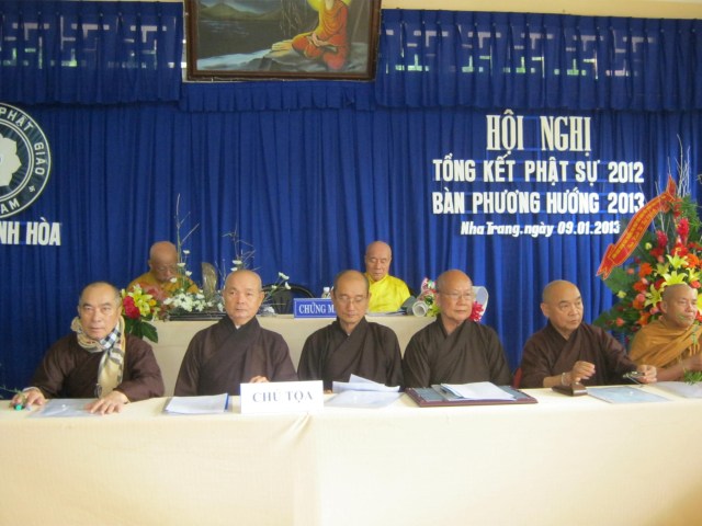 Khánh Hòa: Hội nghị tổng kết  Phật sự năm 2012