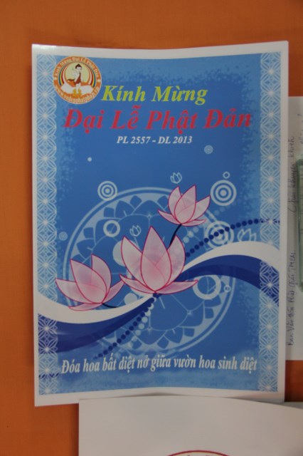 Lễ trao giải Hội thi thiết kế thiệp Phật đản lần thứ 1 tại Tp. HCM