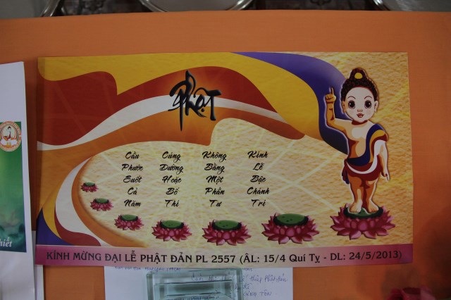 Lễ trao giải Hội thi thiết kế thiệp Phật đản lần thứ 1 tại Tp. HCM