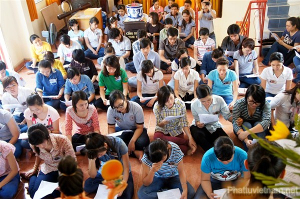 TP.HCM: Khóa tu Mật Pháp Đôi Bàn Tay tại chùa Thiện Mỹ