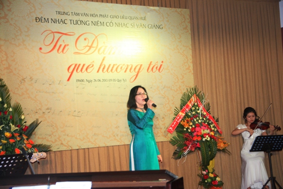 Huế: Trung tâm VHPG Liễu Quán tổ chức đêm nhạc Tưởng niệm cố nhạc sĩ Văn Giảng