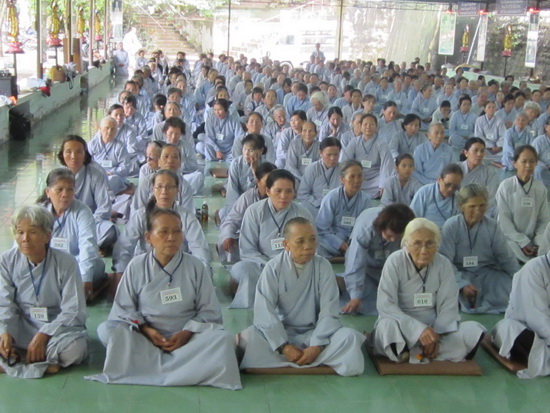 Pháp hội niệm Phật chùa Linh Sơn Pháp Ấn