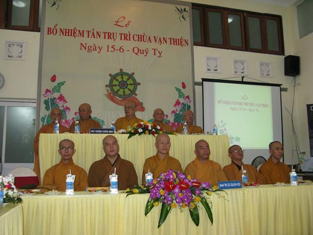 TP.HCM: Lễ bổ nhiệm trụ trì chùa Vạn Thiện Q.5